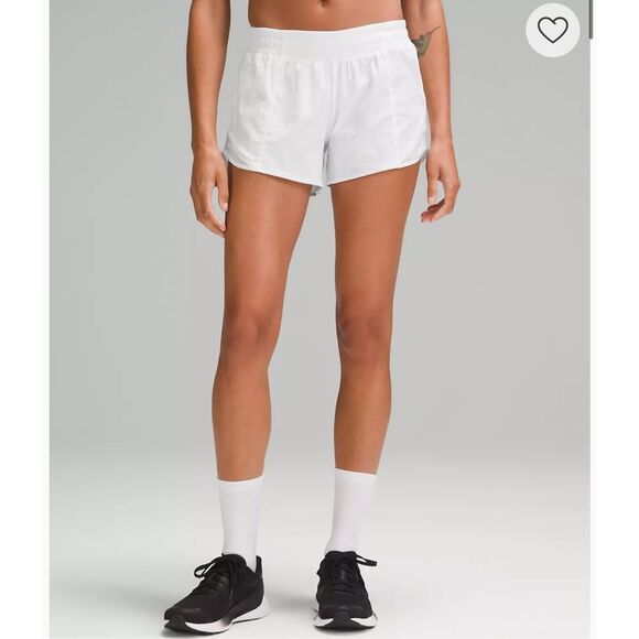 lululemon athletica Pants - Lululemon Hotty Hot Shorts 4”- Size 0 White